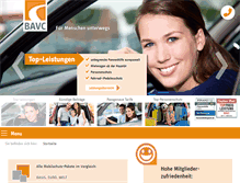 Tablet Screenshot of bavc-automobilclub.de